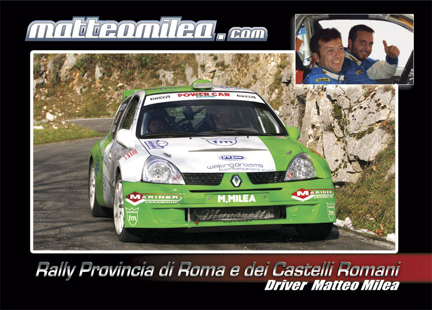 Rally Provincia di Roma - Il poster Rally Provincia di Roma - Il poster