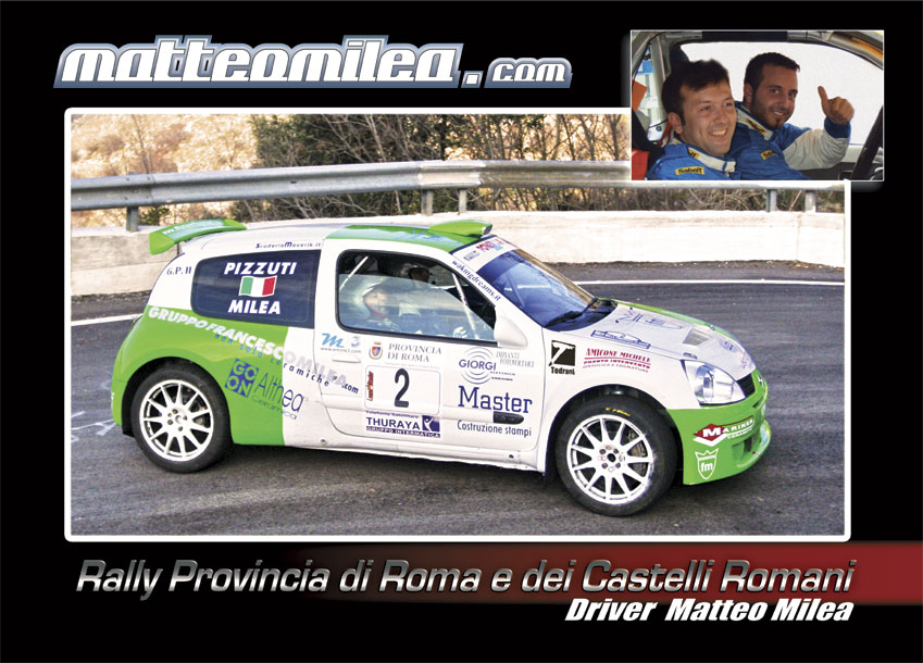 Rally Provincia di Roma - Il poster Rally Provincia di Roma - Il poster
