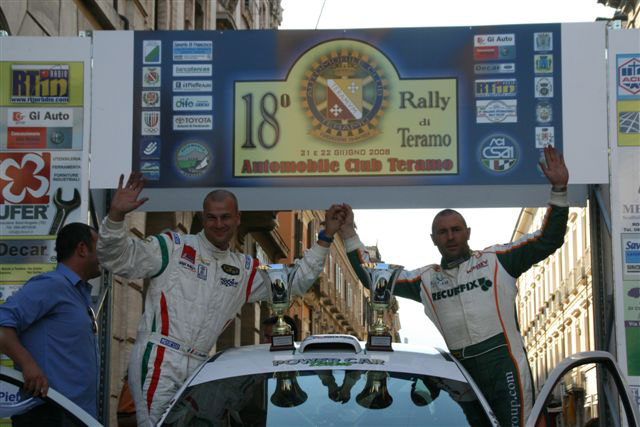 Rally di Teramo 2008 - Il podio Rally di Teramo 2008 - Il podio